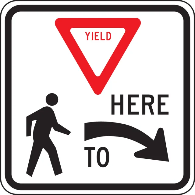 ADVISORY SIGNS 24 in  X 24 in  HIGH INTENSITY