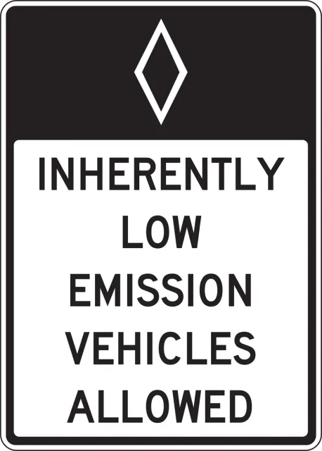 HOV SIGN 42 in  X 30 in  ENGINEERGRADE