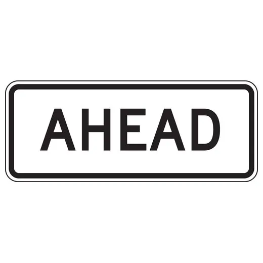 Accuform FRR680DP Bicycle & Pedestrian Sign: Ahead