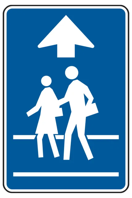PEDESTRIAN SIGN 36 X 24 ENGINEERGRADE