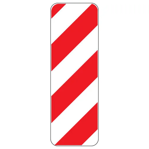 Accuform FRW489RA Object Markers: Red/White (Up/Right)