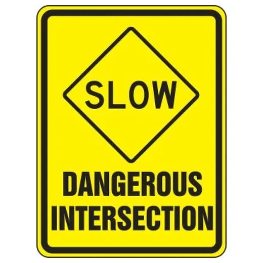 Accuform FRW504HP 18"" x 12"" Advisory Sign Red High Intensity Reflective Aluminum (.080)