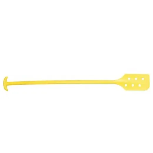 Accuform HRM187YL 8"" x 8"" Shadow Board Tools: Mixing Paddle Scrapers Yellow Rigid Plastic