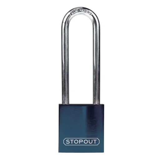 Accuform KDL662BU STOPOUT Anodized Aluminum Padlocks