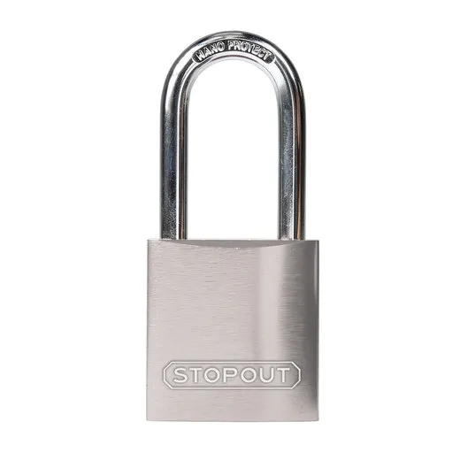 Accuform KDL672SL STOPOUT Anodized Aluminum Padlocks