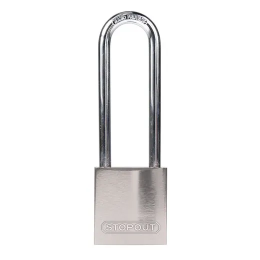 Accuform KDL673SL STOPOUT Anodized Aluminum Padlocks