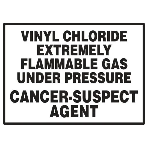 Accuform LCAW535VSP 3-1/2"" x 5"" Chemical & Hazardous Safety Labels Brown Adhesive Vinyl