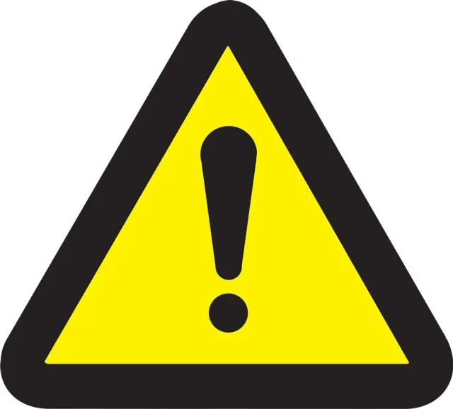 Accuform LSGW1032 ISO Safety Label - General Warning Hazard
