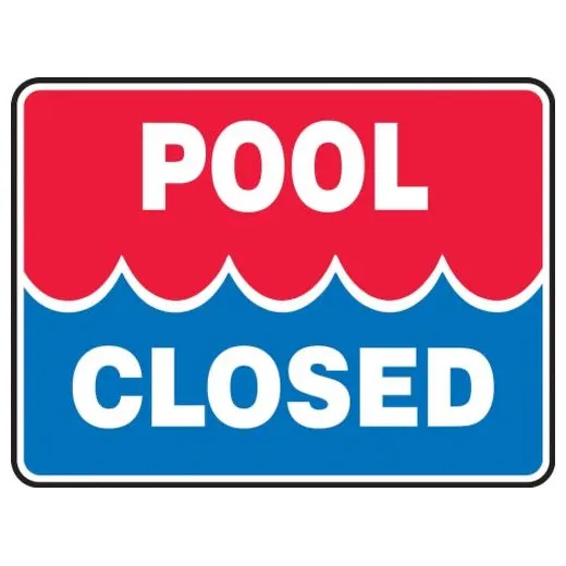 Accuform MASW505VP 18"" x 24"" Safety Sign: Pool Rules Plastic