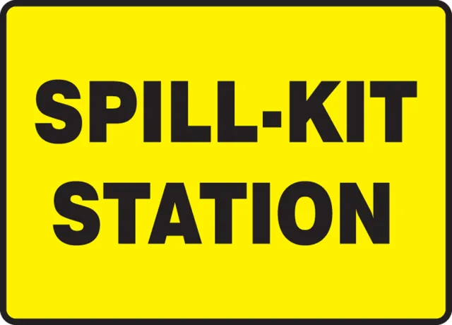 Accuform MCHL563XT Safety Sign: Spill-Kit Station