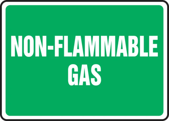 Accuform MCPG545XT Safety Sign: Non-Flammable Gas