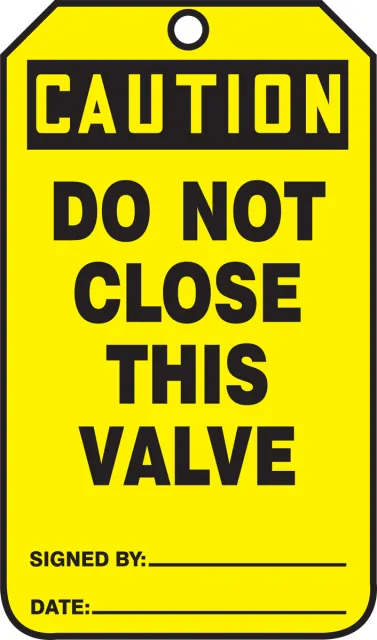 Caution, PF-Cardstock, 3-1/4 in Width, 1/4 in Height, ,25 PK
