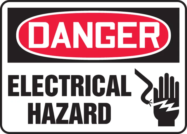 Accuform MELC017XP OSHA Danger Safety Sign: Electrical Hazard