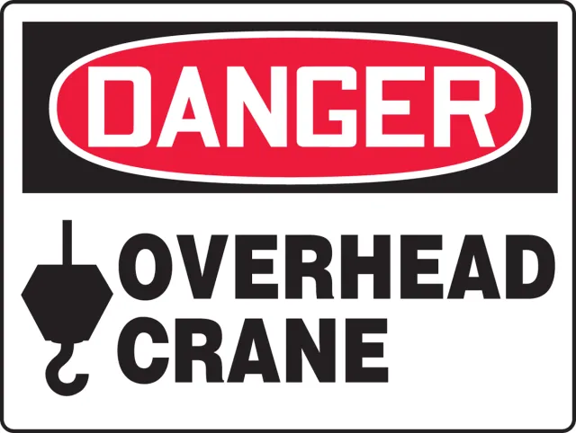 BIG SAFETY SIGN 7 in  X 10 in  ADHESIVE VINYL