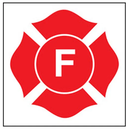 Florida Truss Fire Sign, 9x9, RFL ADH