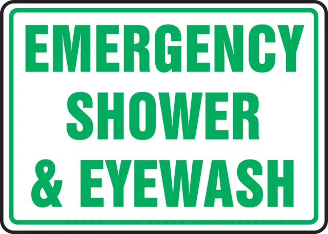 FIRST AID SIGN 7 in  X 10 in  DURAPLASTIC
