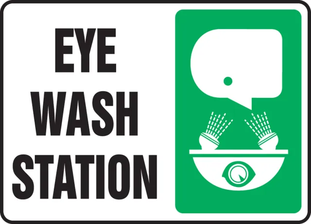 Eye Wash Station, Accu-Shield, 7 in x 10 in, Mounting Holes