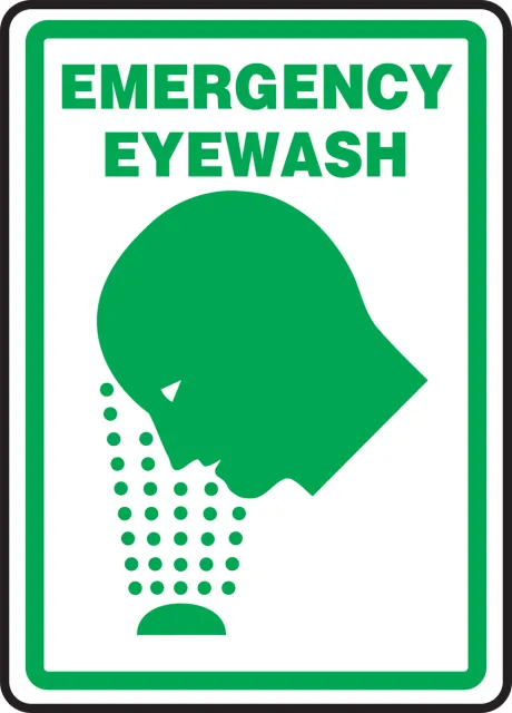 Emergency Eyewash, Accu-Shield, 14 in x 10 in, Mounting Holes