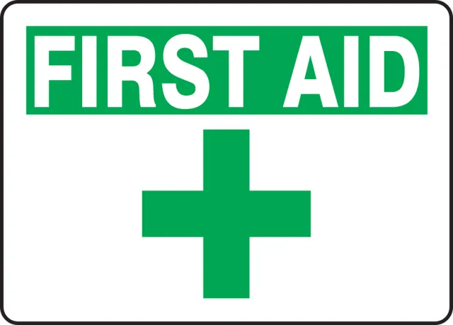 SAFETY SIGN FIRST AID 7 in X 10 in MFSD923XL