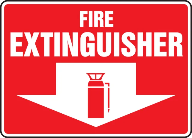 Accuform MFXG428XP Fire Safety Sign