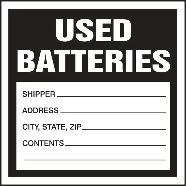 DOT Handling Label, Shipper_Address_City, State, Zip_Contents_, Polyester