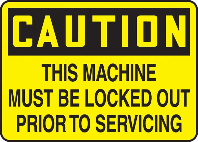 LOCKOUTTAGOUT SIGN 7 X 10 ADHESIVE MLKT623XV