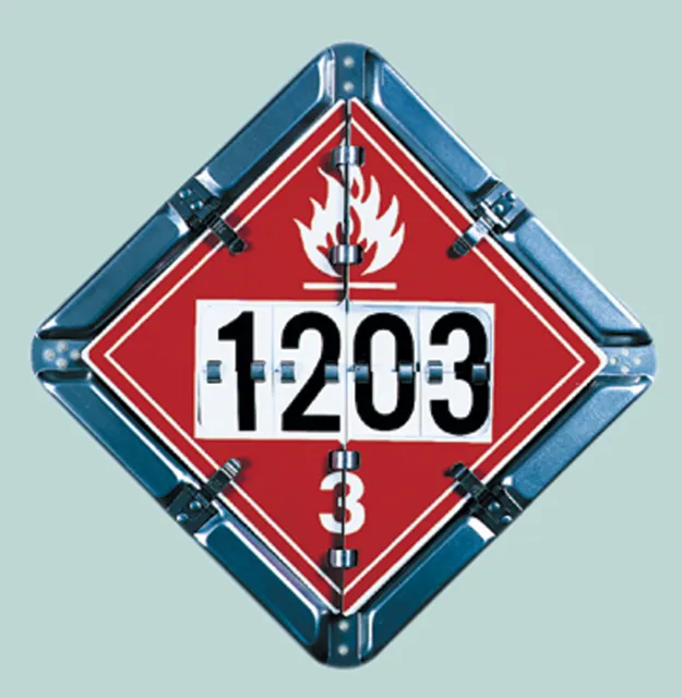 Accuform MPF575 Digit Flip Placard: 5-Legends