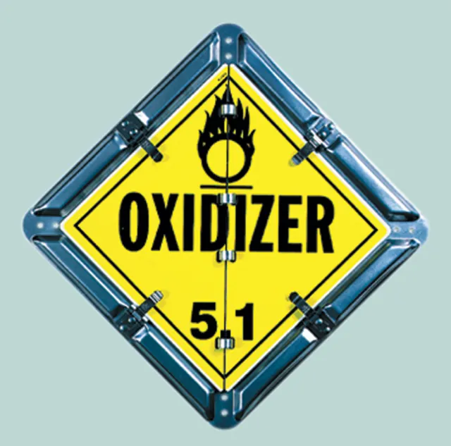 Accuform MPF802 Standard Legend Flip Placard: 8-Legend