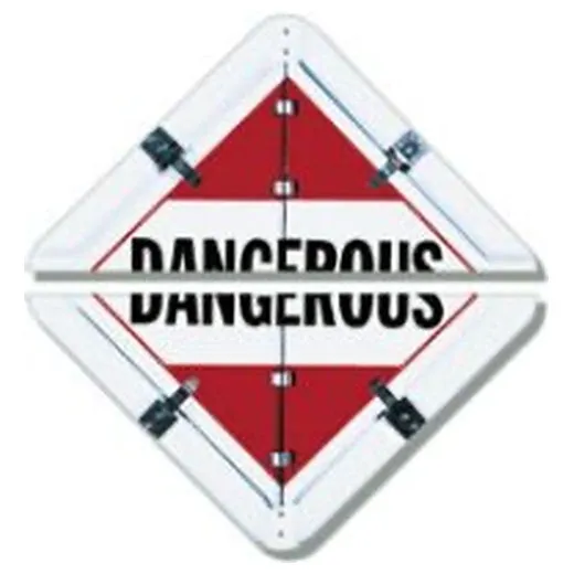 Accuform MPF809 Standard Legend Flip Placard: 8-Legend