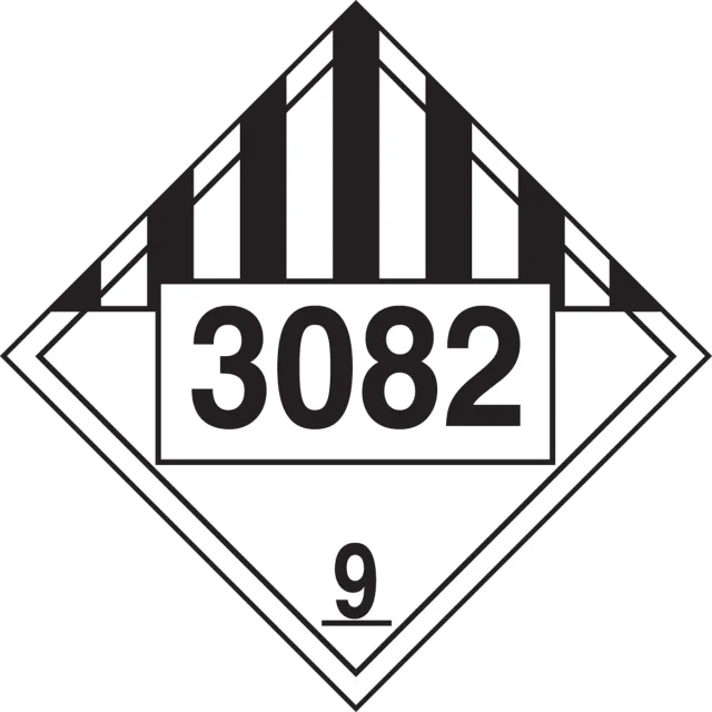 Accuform MPL791RM100 Chemical Safety Sign: Hazard Class 9