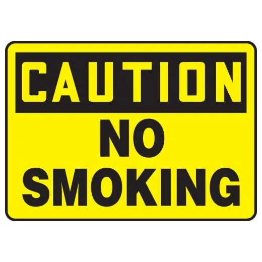 Accuform MSMK623XP 7"" x 10"" Smoking Control Sign, Accu-Shield