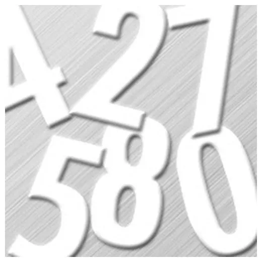 Accuform NAM823WT 3"" Magnetic Character: Number Set White