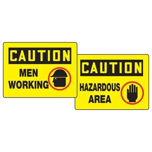Quik Sign Fold-Ups Floor Sign, 18" H, 24" W, Plastic, Rectangle, English, PFK615