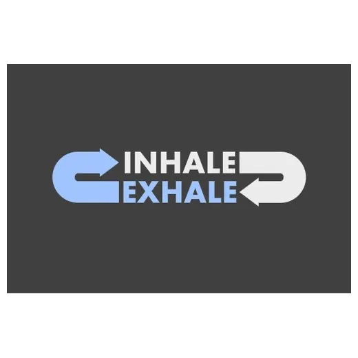 Accuform PMM183CH 3-ft x 5-ft NoTrax Slogan Mat: Inhale Exhale Charcoal