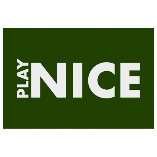 Accuform PMM184GN 3-ft x 5-ft NoTrax Slogan Mat: Play Nice Green