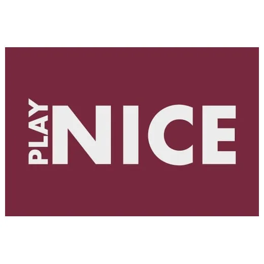 Accuform PMM184RD 3-ft x 5-ft NoTrax Slogan Mat: Play Nice Red