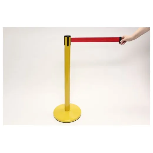 Accuform PRB843RD Blockade Retractable Belt Tape Barrier Red