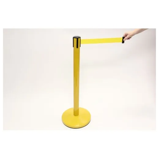 Accuform PRB843YL Blockade Retractable Belt Tape Barrier Yellow