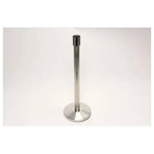Accuform PRB846BS Blockade Receiver Post Brushed Steel