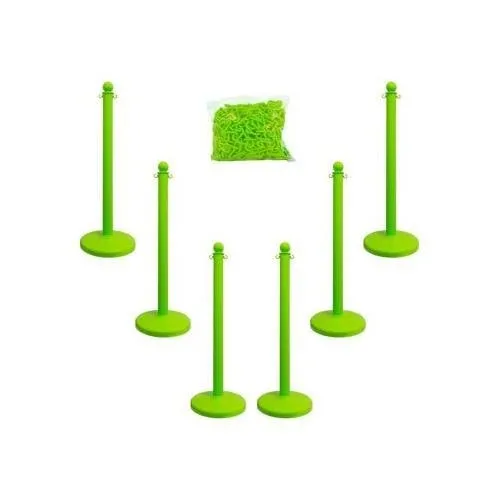 Accuform PRC209GN Medium Duty Stanchion Post Safety Green