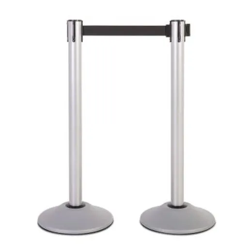 Accuform PRT116BK Steel Stanchion Post Black
