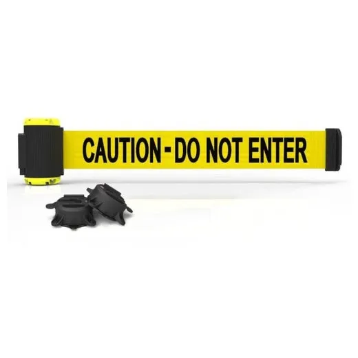 Accuform PRT802 Multi-Surface Wall Mount Barrier - 7-ft Caution - Do Not Enter