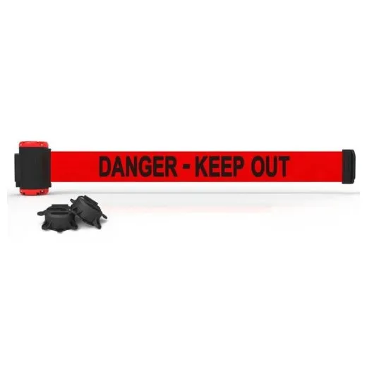 Accuform PRT809 Multi-Surface Wall Mount Barrier - 7-ft Danger - Keep Out