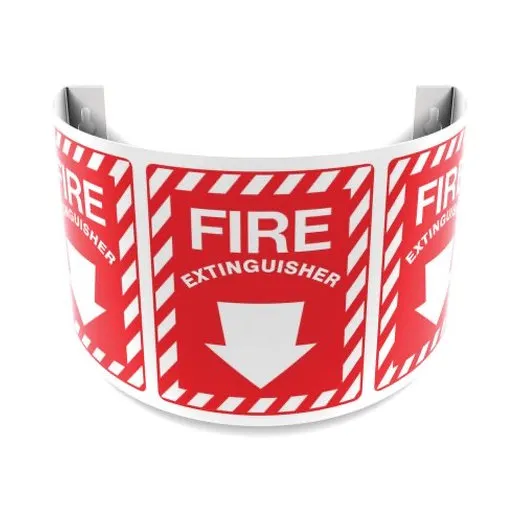 Accuform PSJ108 180D Projection Safety Sign: Fire Extinguisher