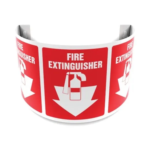 Accuform PSJ111 180D Projection Sign: Fire Extinguisher