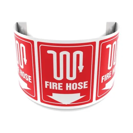 Accuform PSJ117 180D Projection Safety Sign: Fire Hose