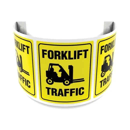 Accuform PSJ144 180D Projection Sign: Forklift Traffic