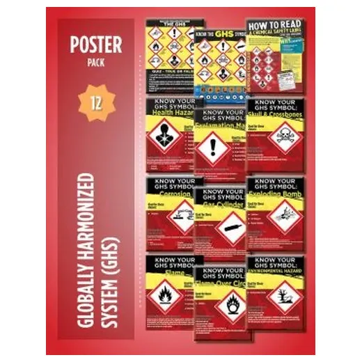 Accuform PSK302L Safety Poster: Globally Harmonized System