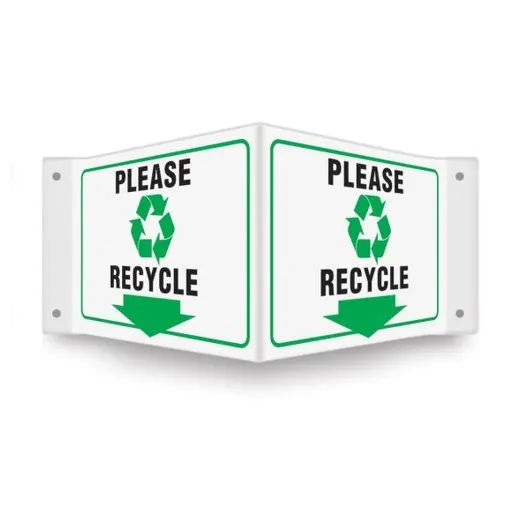 Accuform PSP386 3D 8"" x 12"" Panel Projection Sign