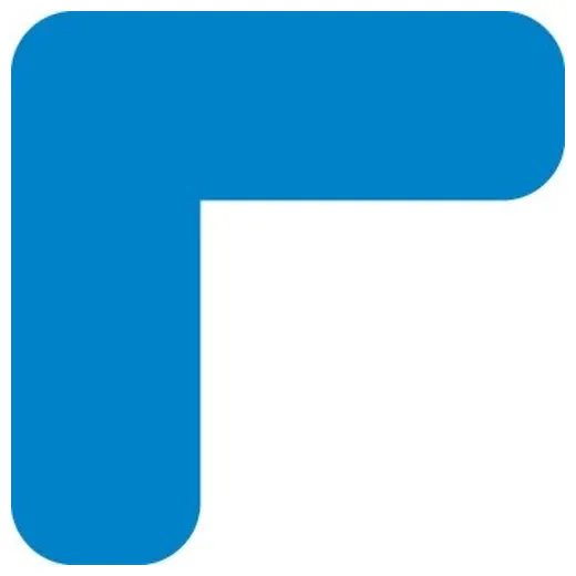 Accuform PTE210BU 6"" x 3"" Durable Marking Shape: Corner Blue Rounded